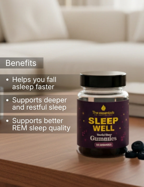 🌙 Sleep Well Gummies – Deep Sleep, Bright Mornings