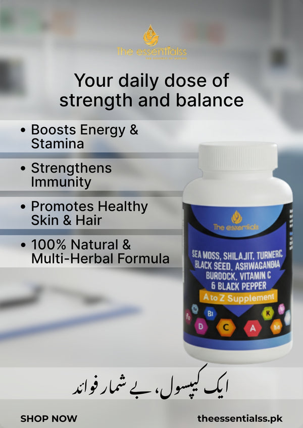 A to Z Supplement – Complete Herbal Blend for Energy, Immunity & Overall Wellness