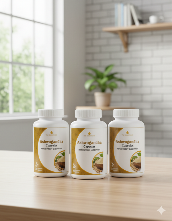 Ashwagandha Capsules – Natural Stress Relief, Energy & Mental Clarity
