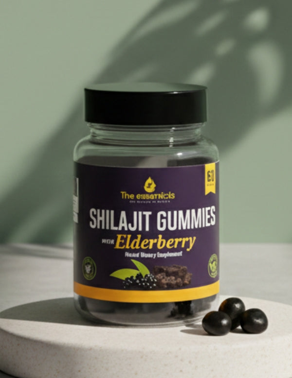 Shilajit Gummies with Elderberry – Natural Energy, Immunity & Strength Booster