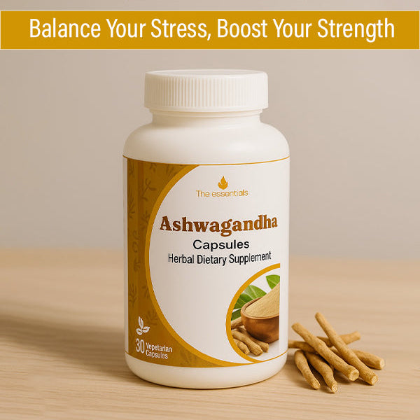 Ashwagandha Capsules – Natural Stress Relief, Energy & Mental Clarity