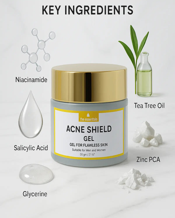 Essentials Acne Shield Gel