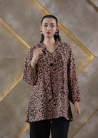 Ebon Luxe Cheetah Shirt