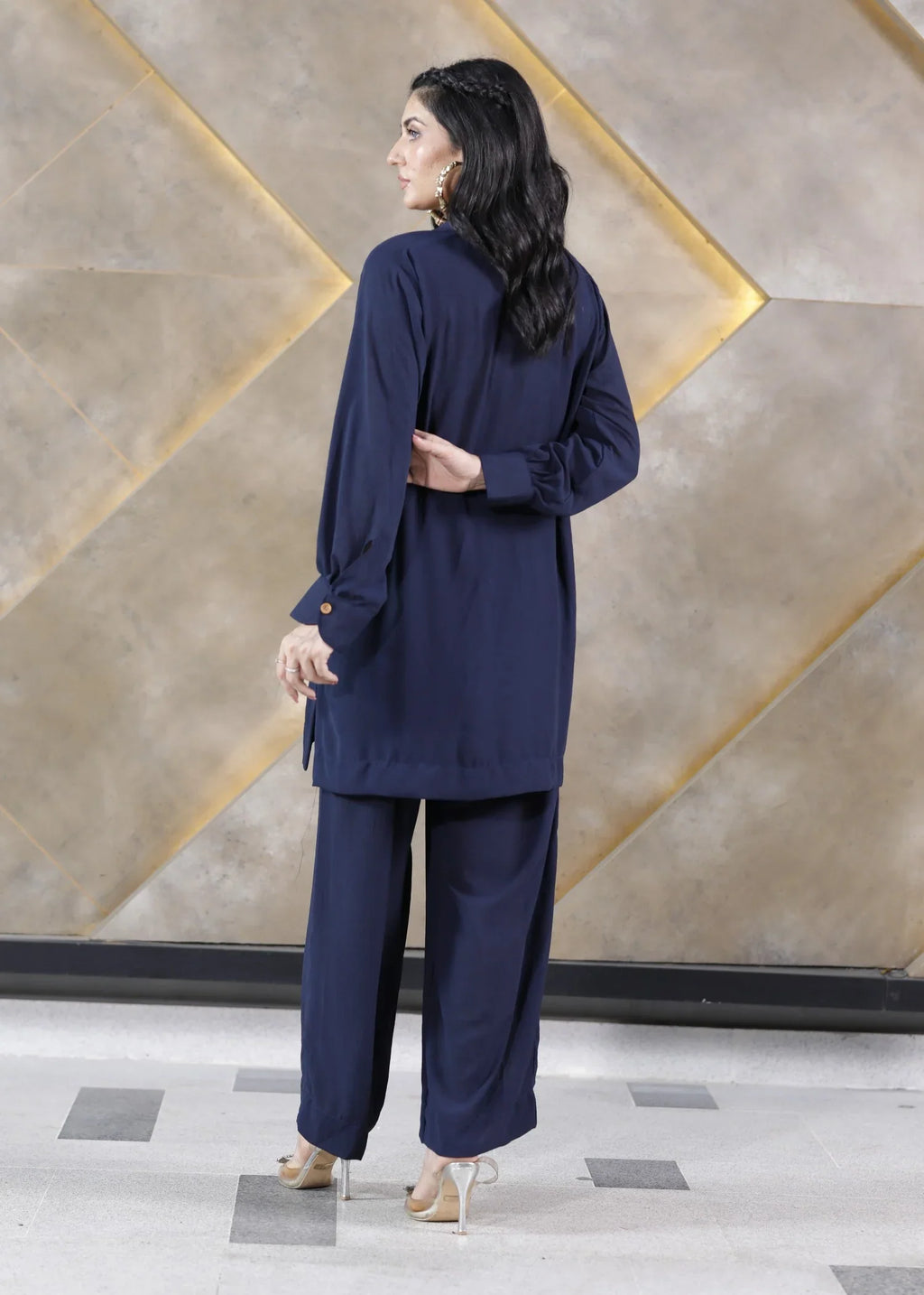 Dark Blue Co-ord Set for Effortless Style and Comfort