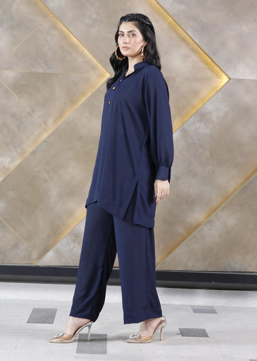Dark Blue Co-ord Set for Effortless Style and Comfort