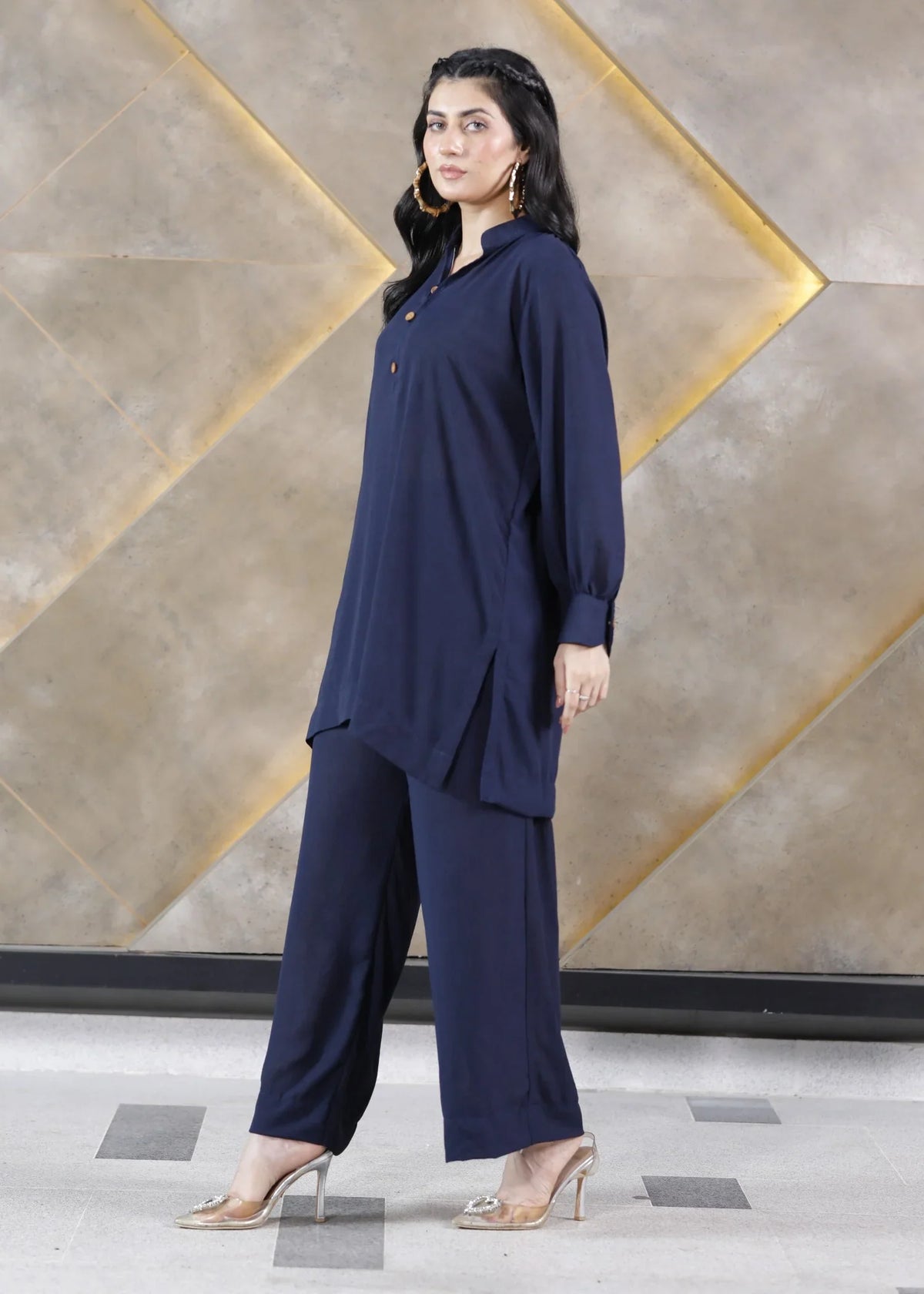Dark Blue Co-ord Set for Effortless Style and Comfort