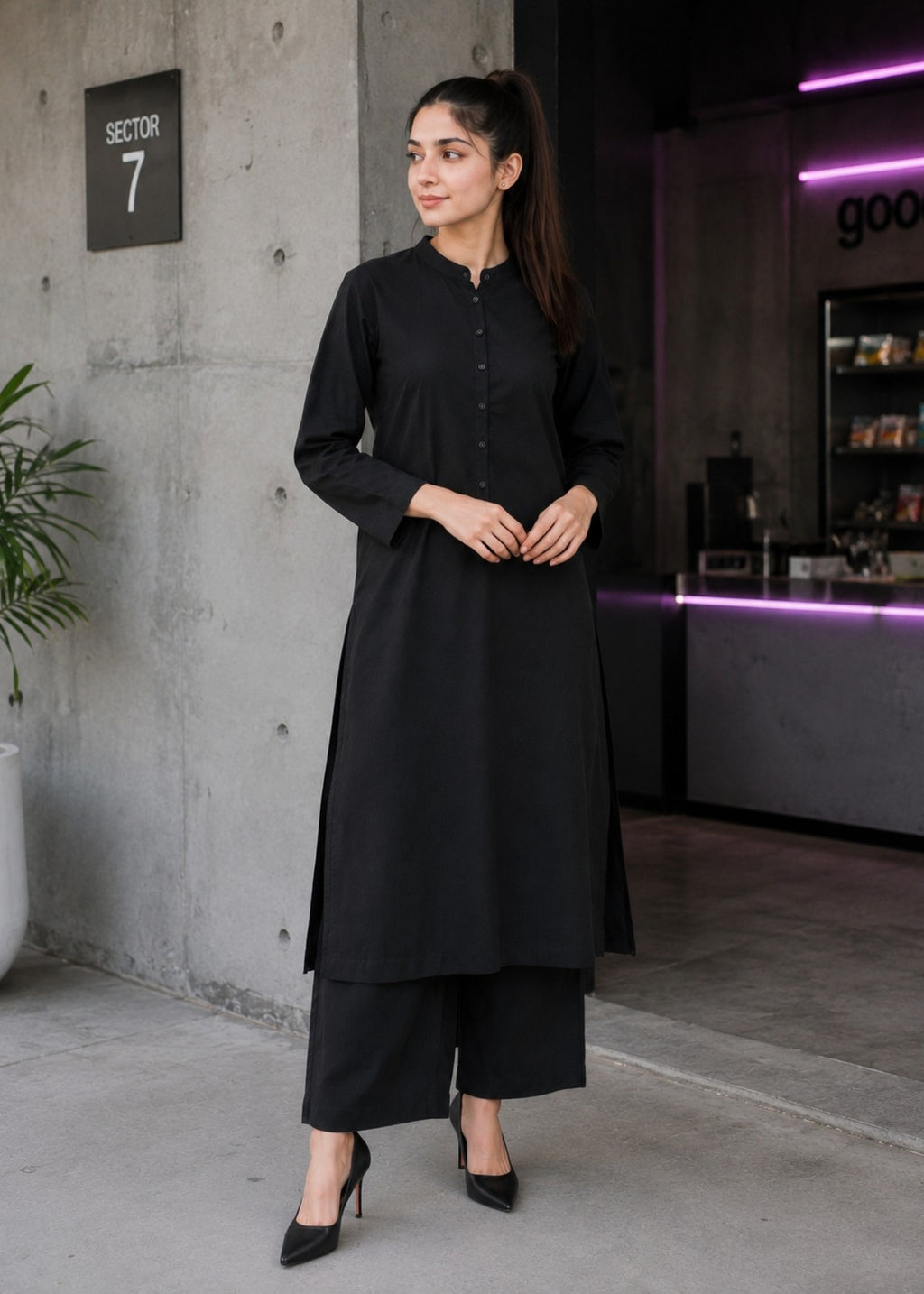 Black Premium Co-ord Set
