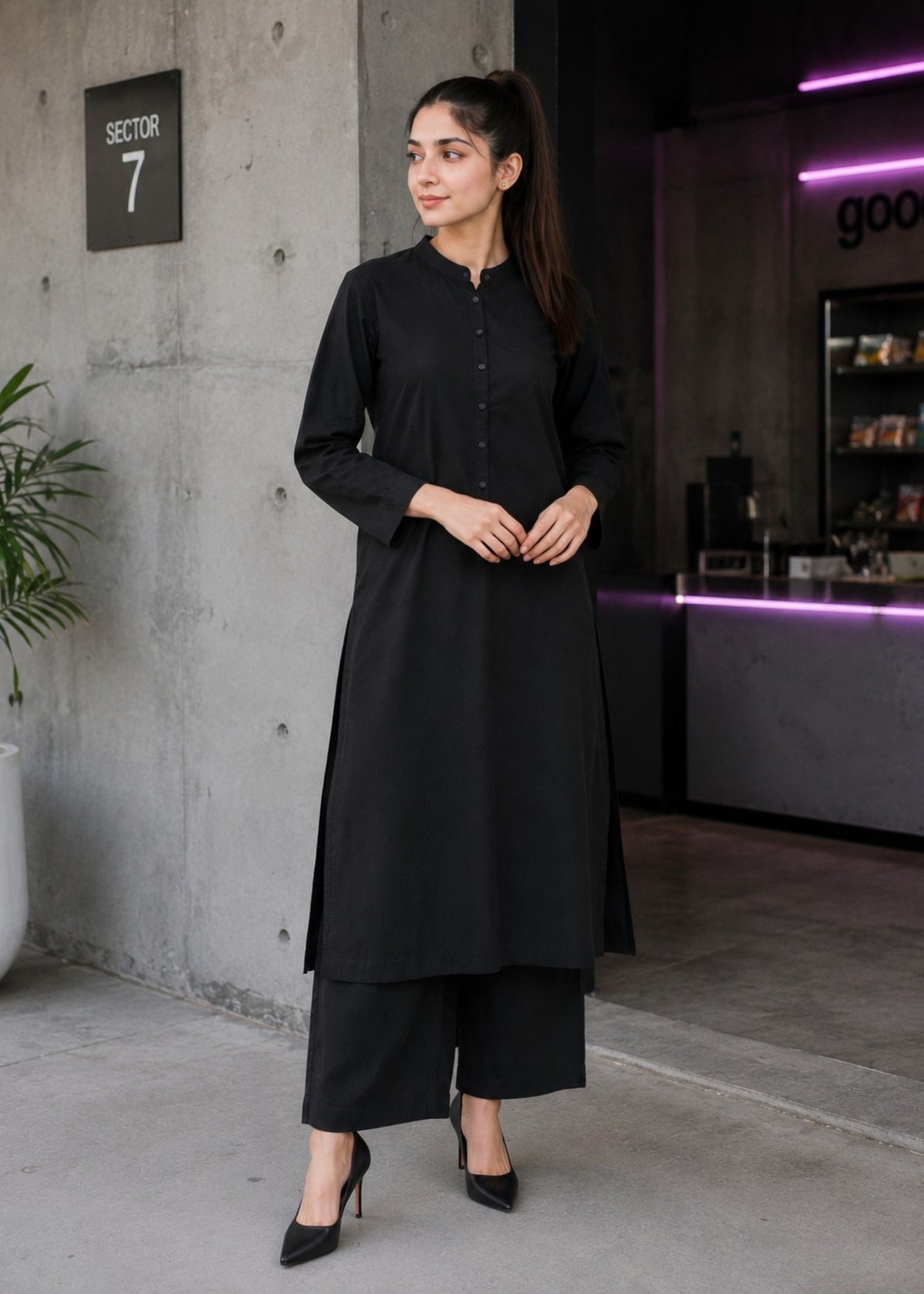 Black Premium Co-ord Set
