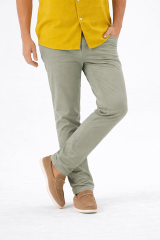Sage Ease Slim Fit Trousers
