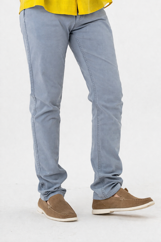 Skyline Blue Slim Fit Pant