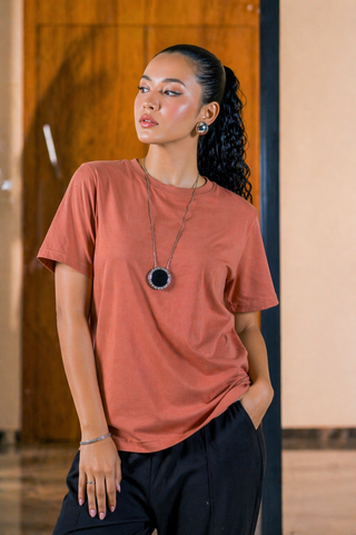 Essential Dusty Pink Tee – Relaxed Fit