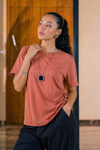 Essential Dusty Pink Tee – Relaxed Fit