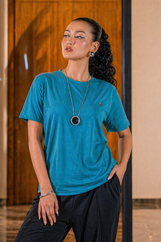 Essential Teal Tee – Relaxed Fit