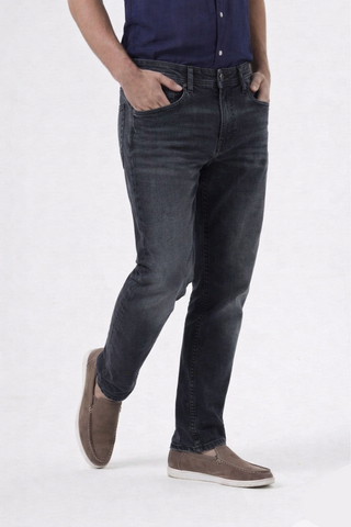 Charcoal Black Slim Fit Jeans