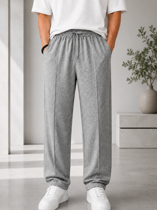 Relax Fit Trousers - Light Grey