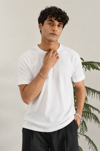 Classic White T-Shirt - Regular Fit for Timeless Style