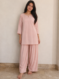 Blush Pink Lounge Co ord Set