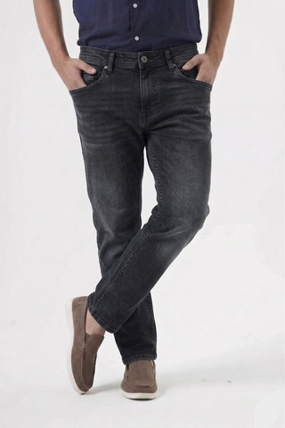 Charcoal Black Slim Fit Jeans