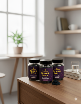 🌙 Sleep Well Gummies – Deep Sleep, Bright Mornings