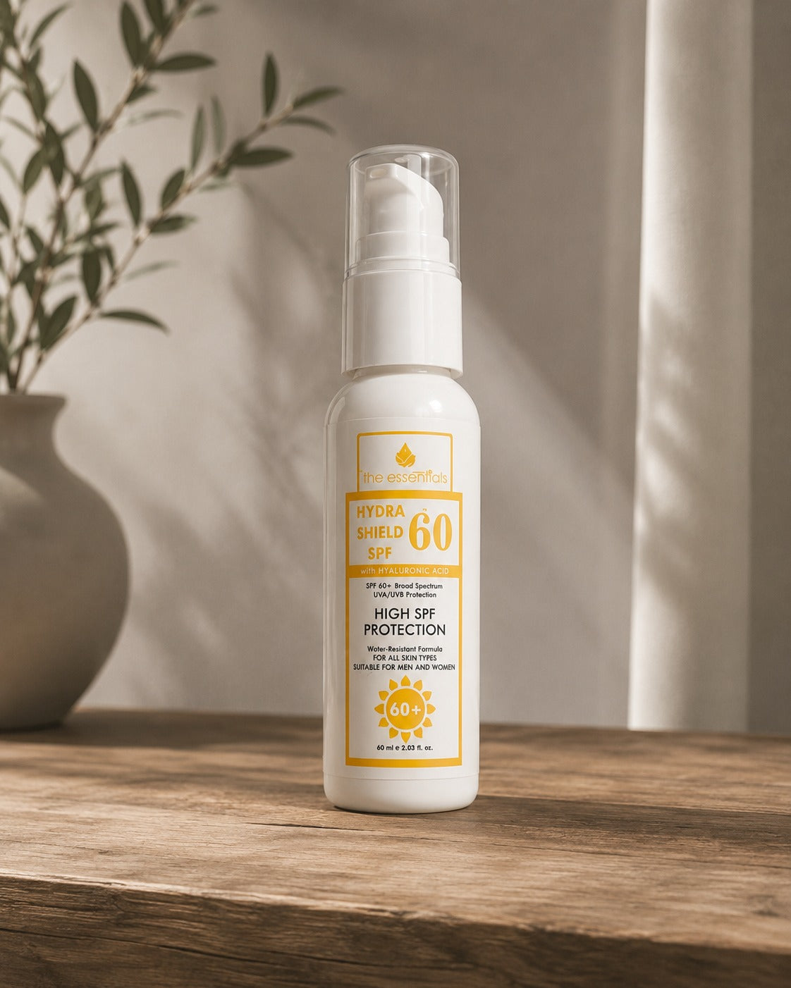 Essentials Hydra Shield SPF 60-Sunblock