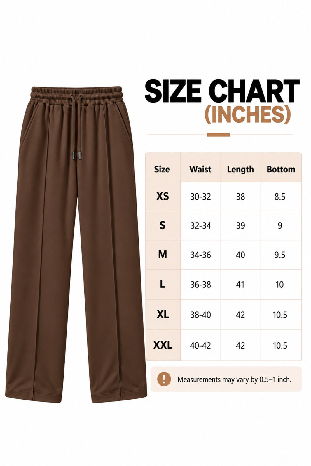 Classic Brown Relaxed-Fit Trouser