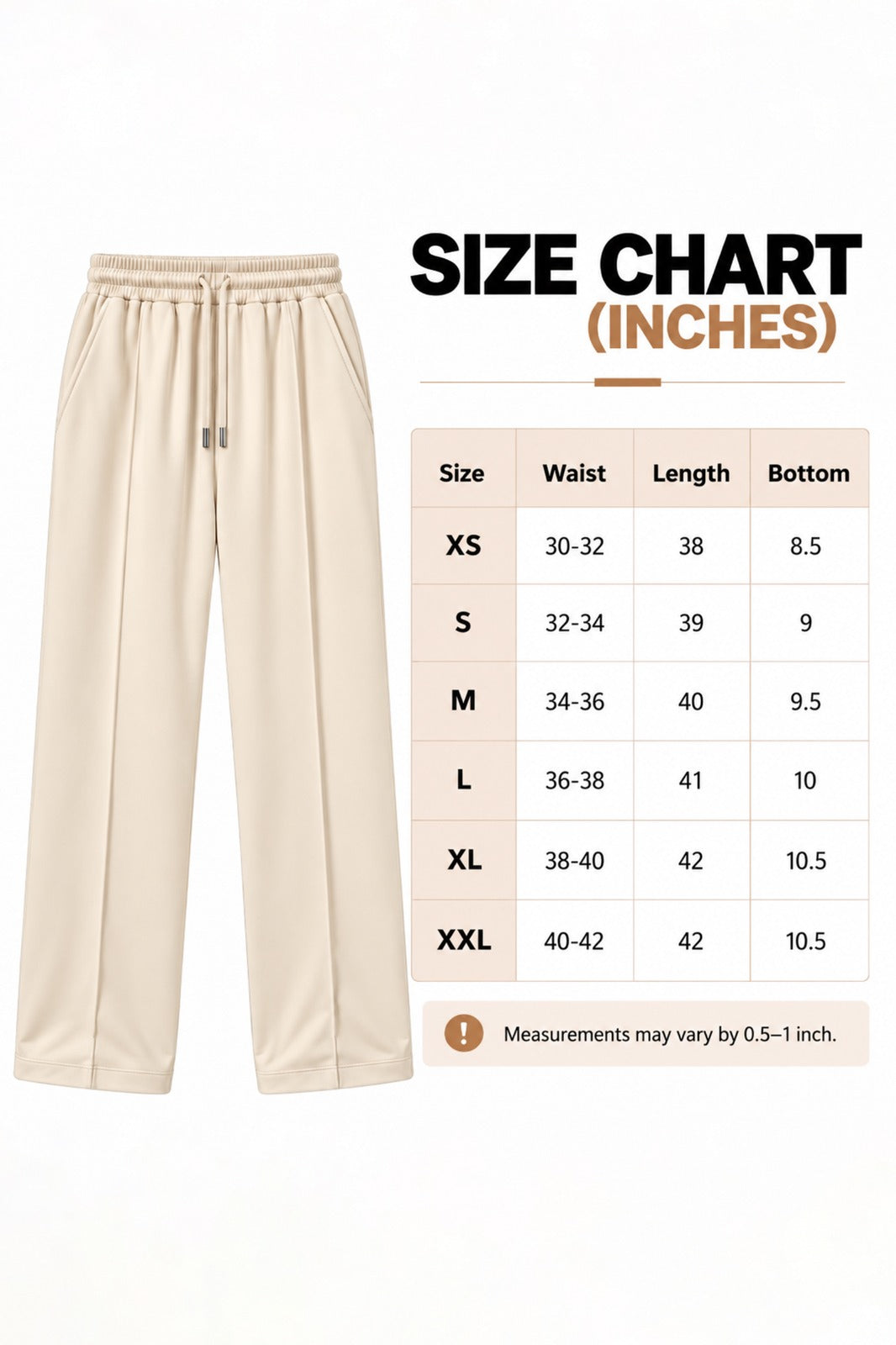 Relaxed Fit Platted Trouser - Cream Beige