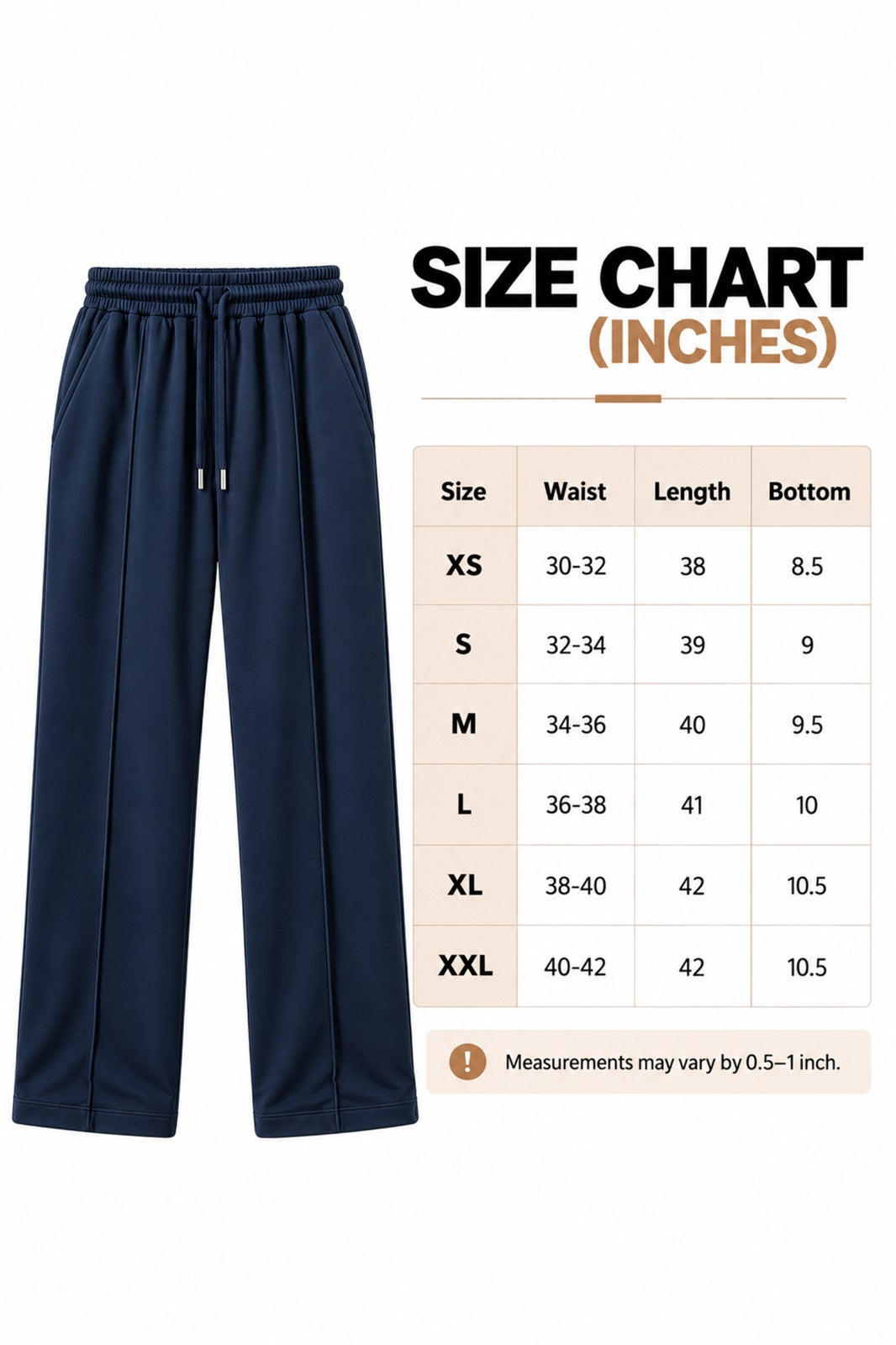 Navy Ease Trouser