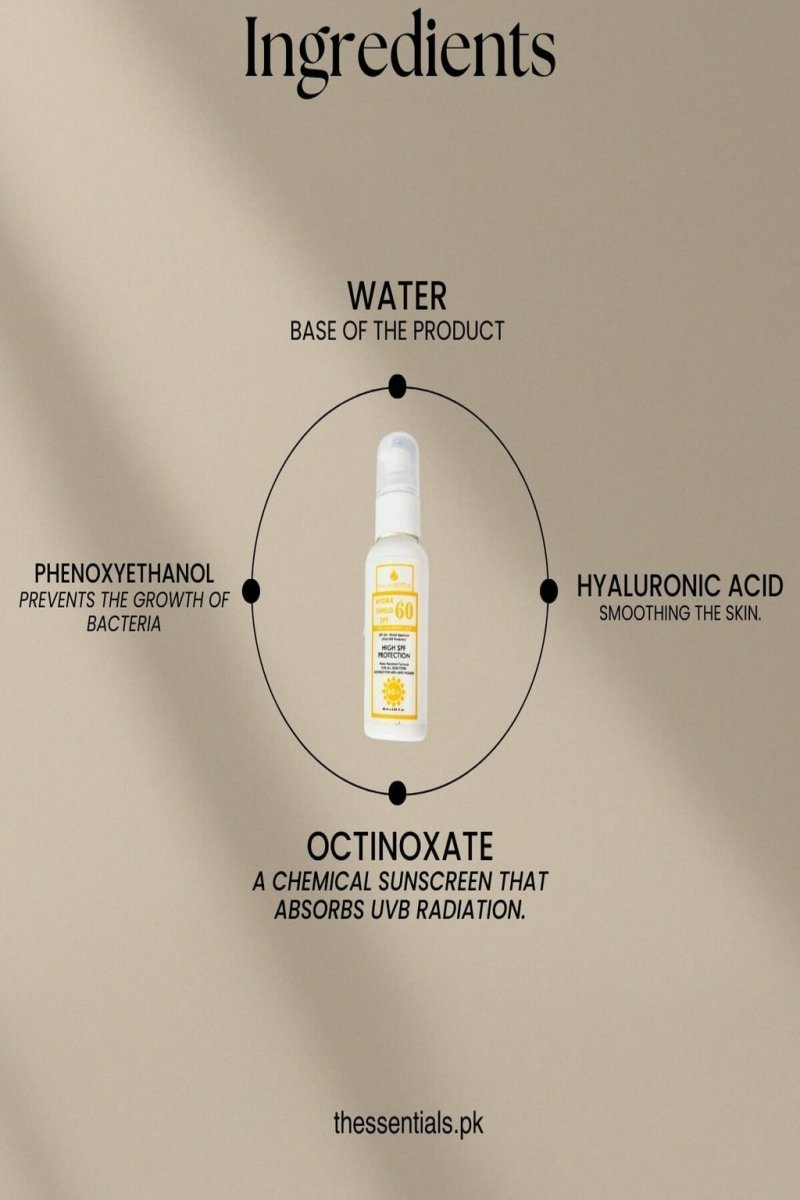 Essentials Hydra Shield SPF 60 - Sunblock