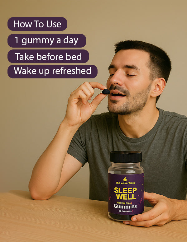 🌙 Sleep Well Gummies – Deep Sleep, Bright Mornings
