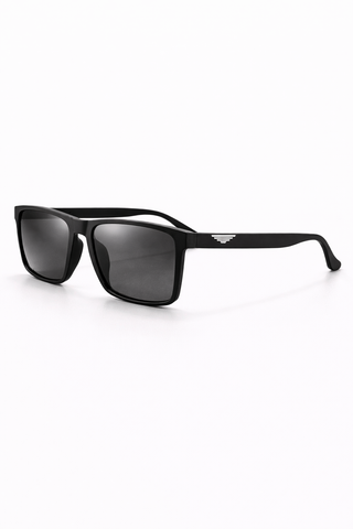 Matte Wayfarers – Graphic Wing Detail
