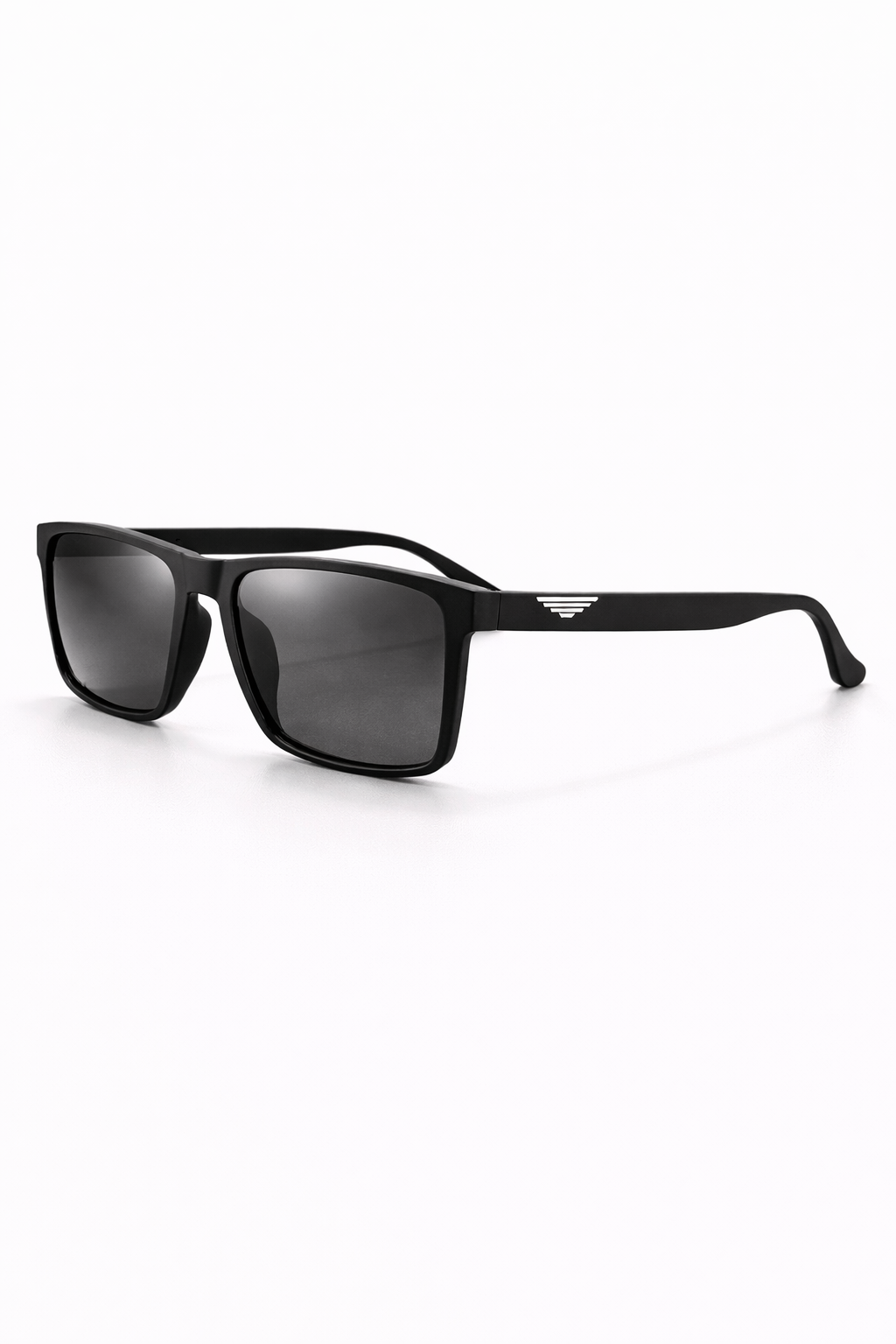 Matte Wayfarers – Graphic Wing Detail