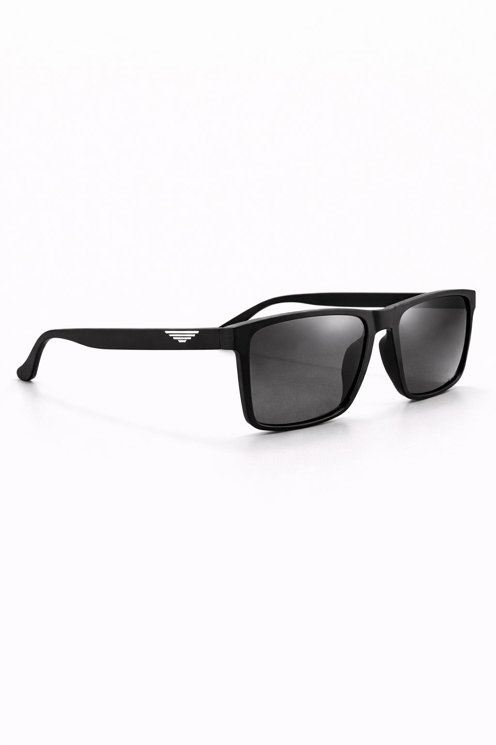 Matte Wayfarers – Graphic Wing Detail